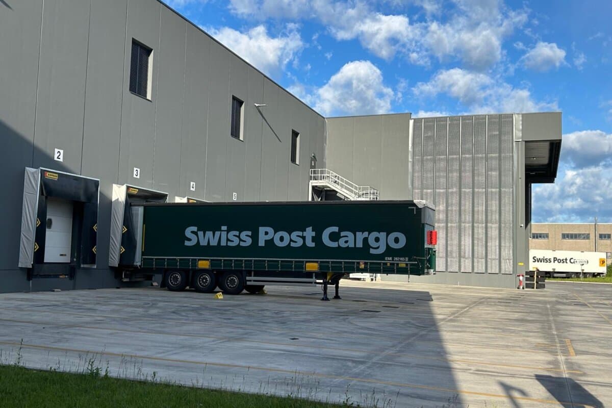 Swiss Post Cargo Trailer