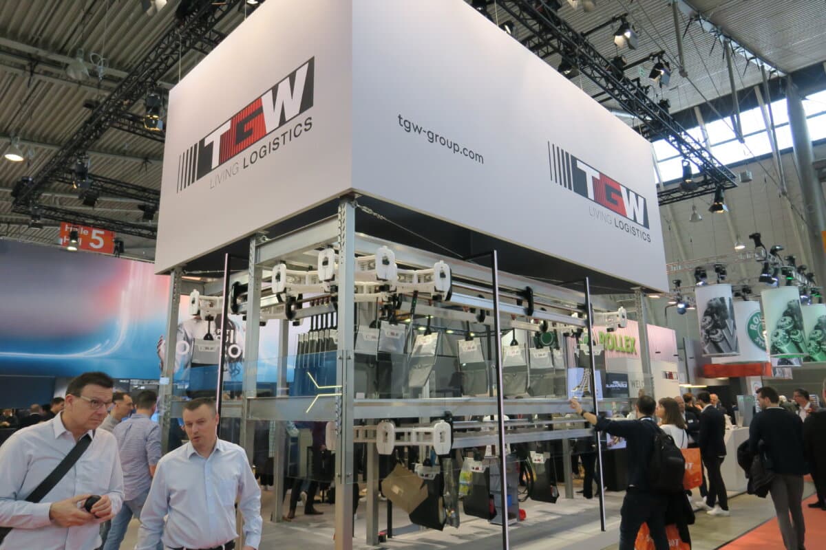 TGW Messestand Logimat 2024